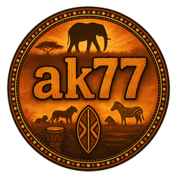 ak77 ফুটার লোগো